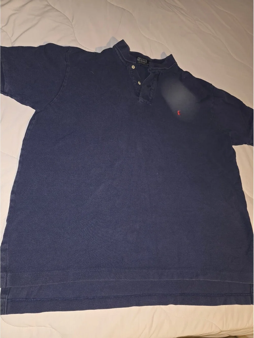 Polo Ralph Lauren Men's Blue Short Sleeve Collared Shirt Size XL